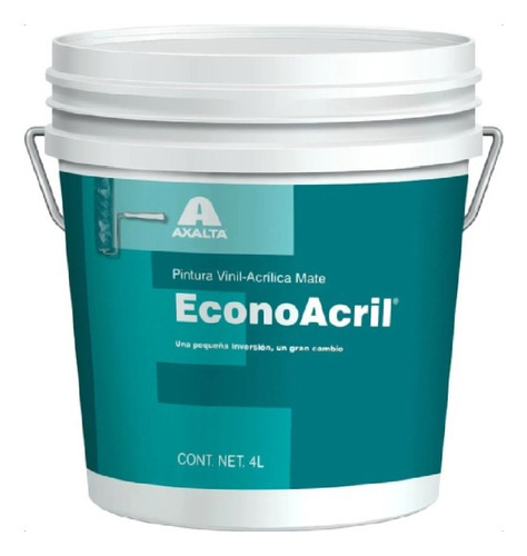 Pintura Vinílica Interior Econoacryl Axalta 4lt Blanca