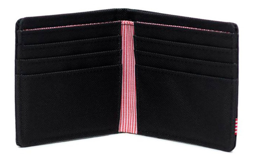 Imagen 3 de 3 de Billetera Herschel Roy black poliéster 600d