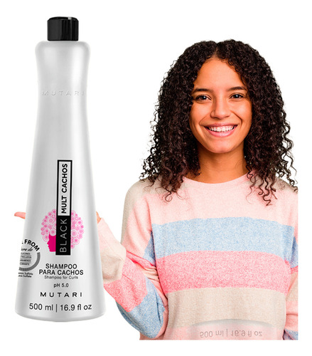 Shampoo Cachos Perfeitos Desembaraçado Balanço Natural Black