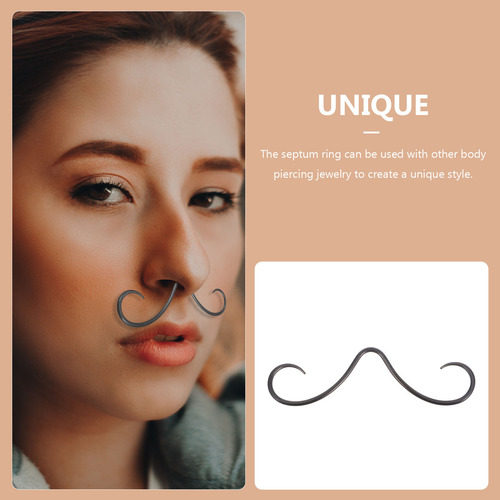 Piercing Para Tabique Nasal De Acero Inoxidable