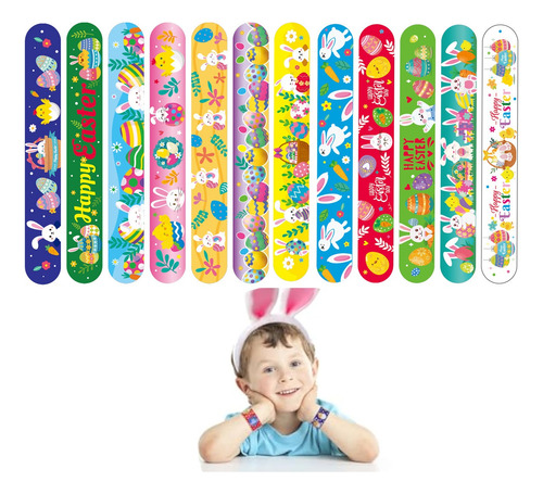 12 Pulseras De Aplausos For Niños De Pascua For Fiestas