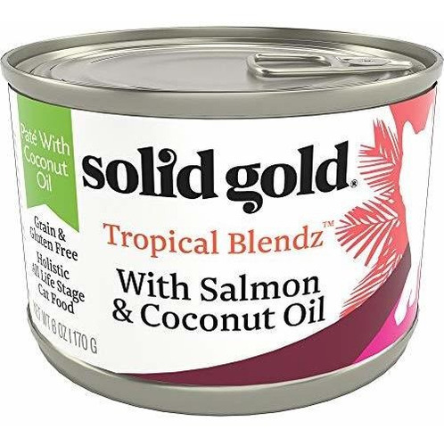 Solid Gold Tropical Blendz Pate Con Aceite De Coco - Grano-l