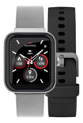 Relógio Smartwatch Technos Connect Max Pr/pt - Tmaxab/5k