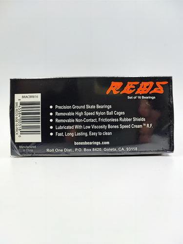 Rodamientos Bones Reds 16 Unidades