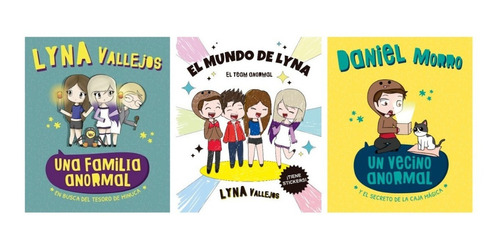 Familia Anormal 1 + Vecino + Mundo - 3 Libros  - Lyna / Dani