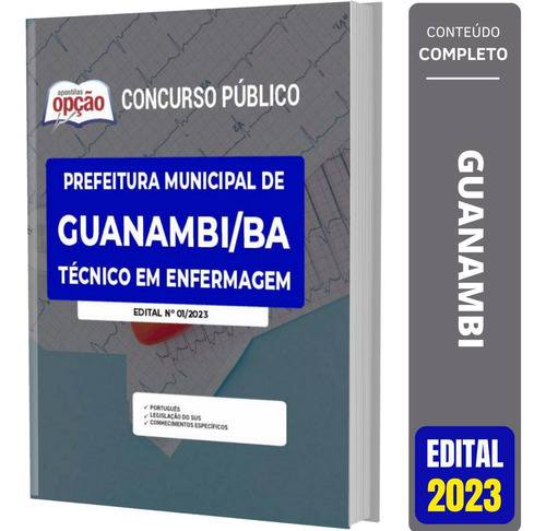 Apostila Concurso Guanambi Ba - Técnico Em Enfermagem