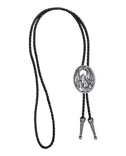 2 Aullido Del Western Cowboy Bolo Ties Con Cordones De Botas