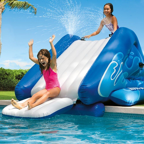 Tobogan Resbaladilla Inflable Alberca Juego Eventos Jardin