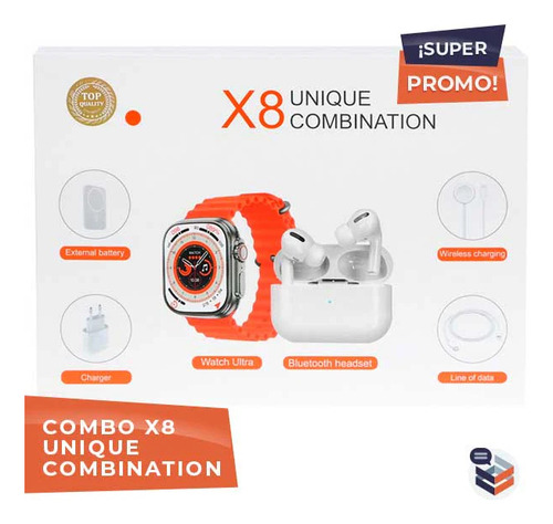 Super Pack Smart Watch X8 Unique Combination 6en1 Inc/envio