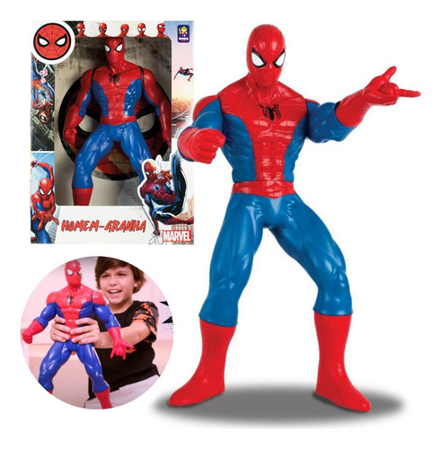 Homem Aranha Boneco Gigante Spider Man Vingadores Marvel