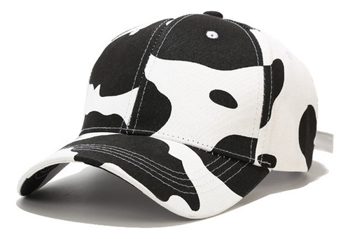 Gorra De Béisbol Con Estampado De Animales De Vaca Lechera A