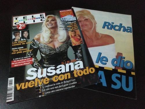 Susana Gimenez * Tapa Y Nota Revista Teleclic 302 * 1997 (Usado)