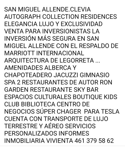 Clevia Autograph Collection Residences San Miguel Allende