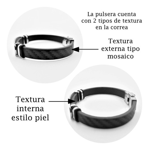 Imagen 4 de 7 de Pulsera Alerta Médica Grabado Láser Personalizado 1163