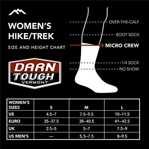 Darn Tough Hiker No Show Para Mujer Con Cojín (estilo 1986)