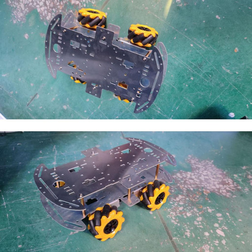 60mm Omni Mecanum Wheel Robot Car Chassis Kit With 4pcs