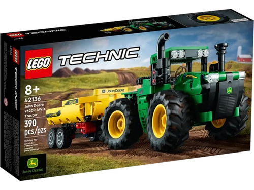 Lego Technic John Deere 9620r Tractor Farm 2022 42136