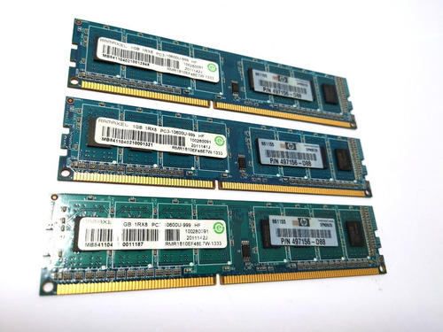 Memoria Ram Ddr3 1gb 1333 Mhz Ramaxel Pc Rmr1810ef48e7w-1333