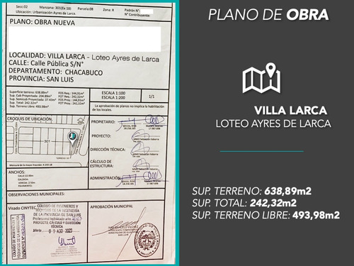 3 Duplex En Venta En Villa Larca A Terminar, Oportunidad.