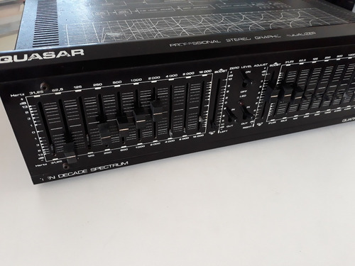 Equalizador Quasar Qe-10.000 Bom Estado Funcionando