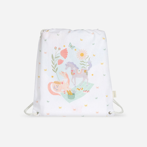 Funda Plumón Algodón Coleccion Kids Unicorniofolk 1,5 Plazas