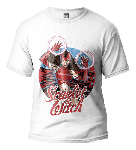 Playera Scarlet Witch 2 Bruja Escarlata Marvel Avengers 