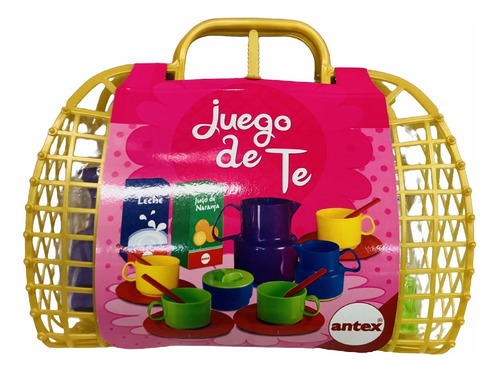 Canasta Juego De Te Juguete Accesorios Nenas 1138 Antex