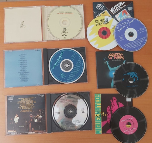 Lote Cd Calamaro, Miguel Mateos, Abuelos De La Nada, Virus