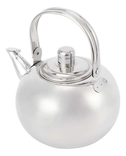 # 304 Stainless Steel Silver Teapot With Flat Bottom I