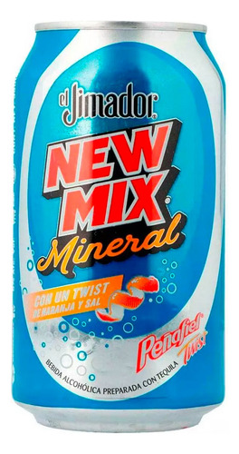 Pack De 24 Bebida Preparada New Mix Naranja Lata 473 Ml