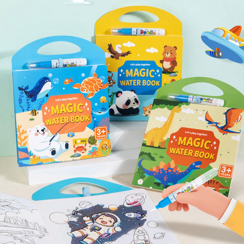 Water Painting Book Educational Toy Interactive Toy Dinosaur