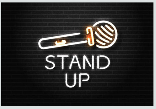 Letrero Led Neon Stand Up Presentacion Ancho 60cm Luminoso