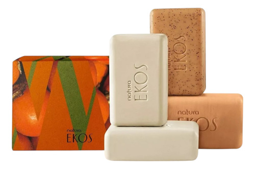 Ekos Tukuma 4 Jabones En Barra Cremosos Y Exfoliantes 100g