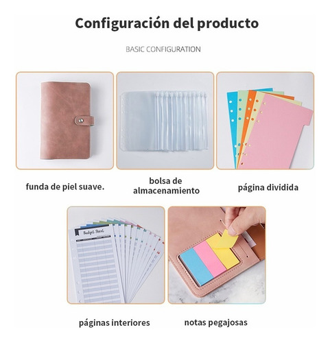 ~ A6 Carpeta De Argollas Libreta De Cuero Carpeta Planner