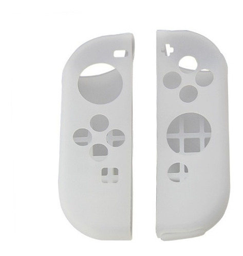 Funda Protector Silicona Joy Con Nintendo Switch Blanco