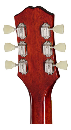 Guitarra EpiPhone Les Paul Standard 50s Figured Com Bag Cor Washed Cherry Orientação Da Mão Destro