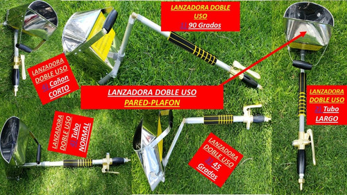 Imagen 5 de 8 de Lanzadora Mortero Model Dbl Plafon-pared,boquillas Reductore