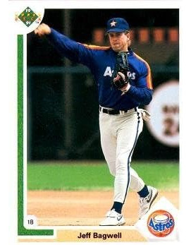 Tarjeta De Novato De Jeff Bagwell 755 De Béisbol De Cubierta