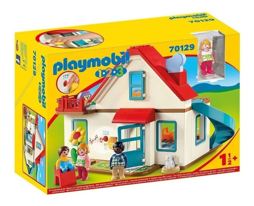 Playmobil 123 Casa Familiar Con Timbre Con Accesorios 70129