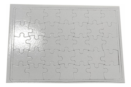 Rompecabezas Sublimable Carton Sublimar 35 Piezas 30x21 X100
