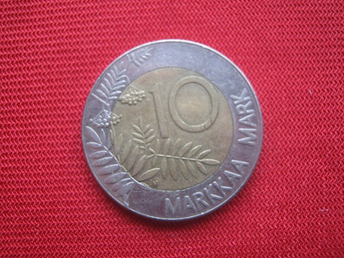 Finlandia 10 Marco 1996 Bimetálica