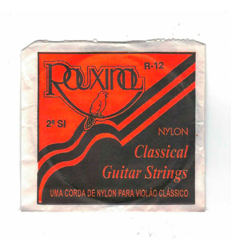 Corda Avulsa B Si (2ª) Para Violão Nylon Rouxinol R-12