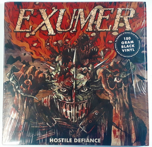 Exumer Hostile Defiance Vinilo 2019  Lp 180 Gramos+poster  