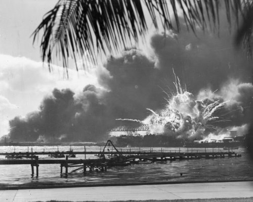 Victoria Nueva Foto 11 X 14: Uss Shaw Hit En Pearl Harbor