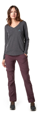 Pantalon Mujer Haka Honu Desmontalo Morado I19