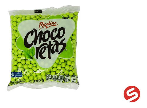 Chocoretas 500g Ricolino Sabor Menta Y Chocolate Confitado
