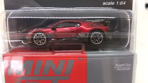 Mini Gt Bugatti Divo Mijo Exclusive Red Metallic Color Rojo Metalico