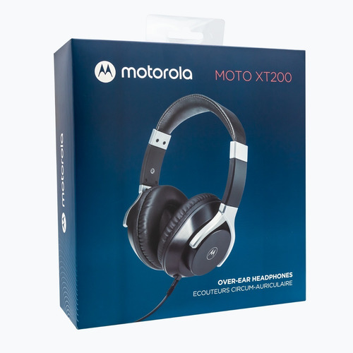 Imagen 2 de 4 de Auriculares 3,5mm Motorola Xt200 Llamadas 40mm Color Negro