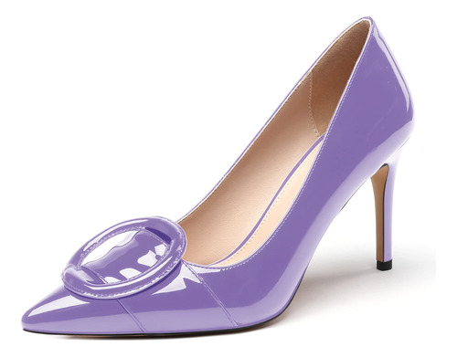 Wayderns Mujer Lavender Zapato Sobre Circl B098xhdyjg_100424