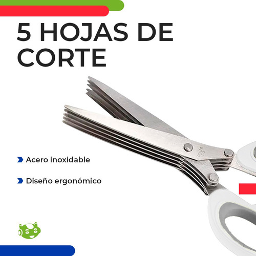 S Tijeras De Cocina Para Verduras Frutas Con 5 Hojas De